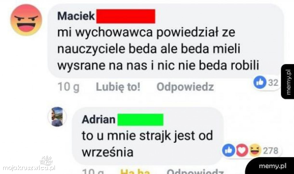Strajk nauczycieli 2019 [MEMY]