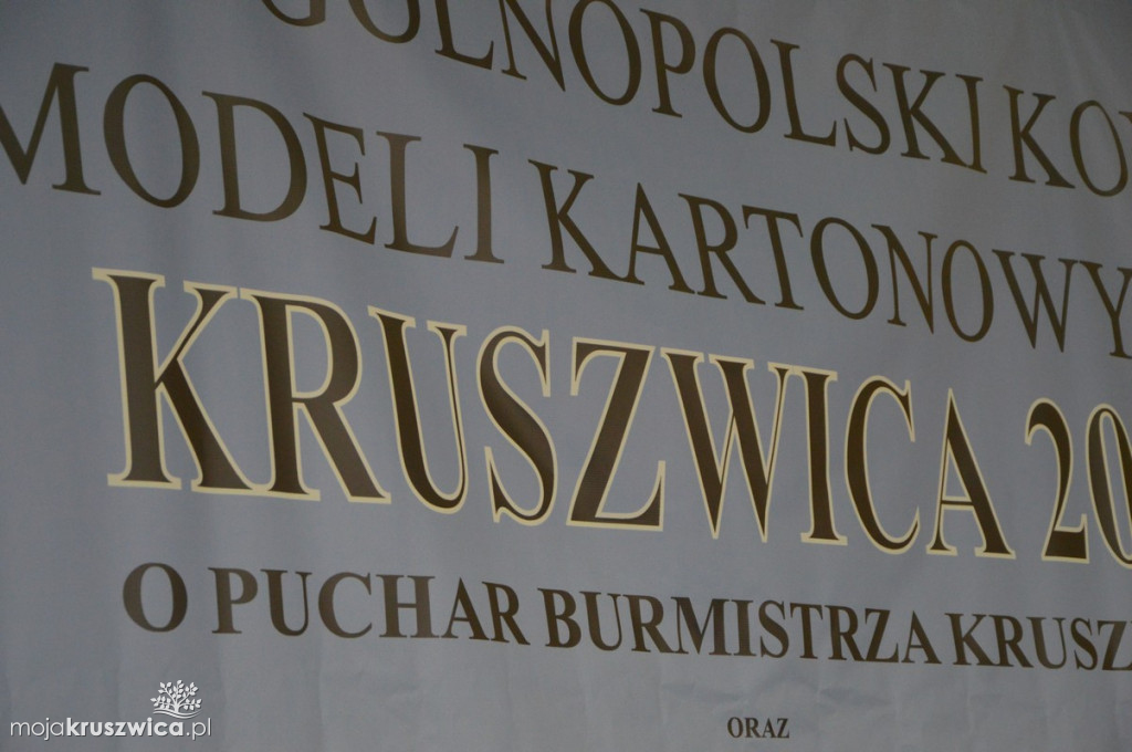 Konkurs modeli kartonowych 2019