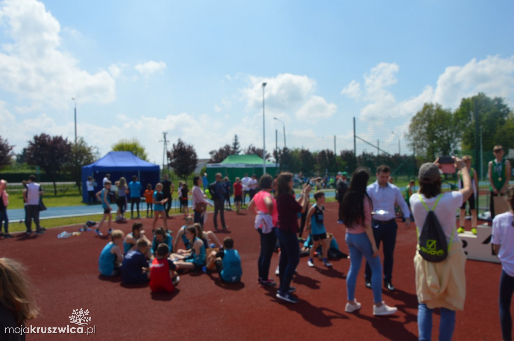 Otwarte Mistrzostwa Kruszwicy dzieci w lekkiej atletyce.