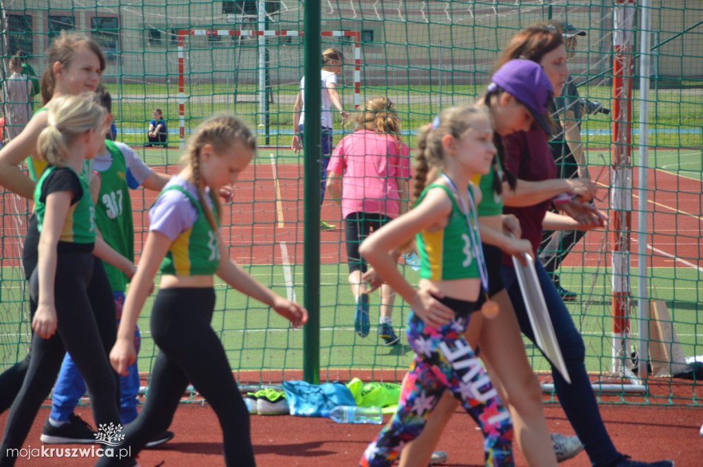 Otwarte Mistrzostwa Kruszwicy dzieci w lekkiej atletyce.