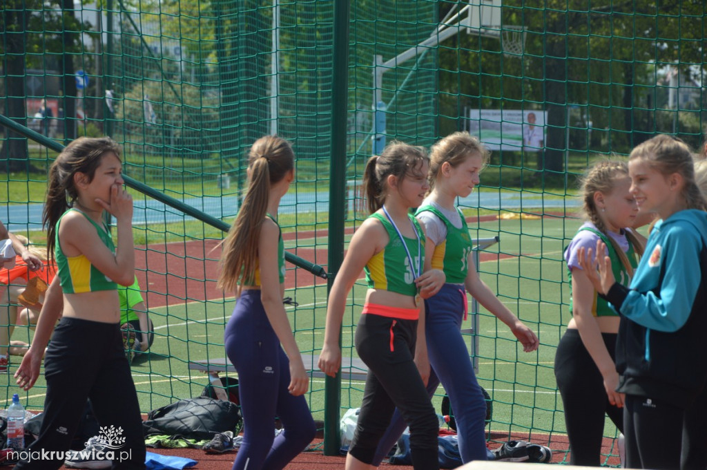 Otwarte Mistrzostwa Kruszwicy dzieci w lekkiej atletyce.