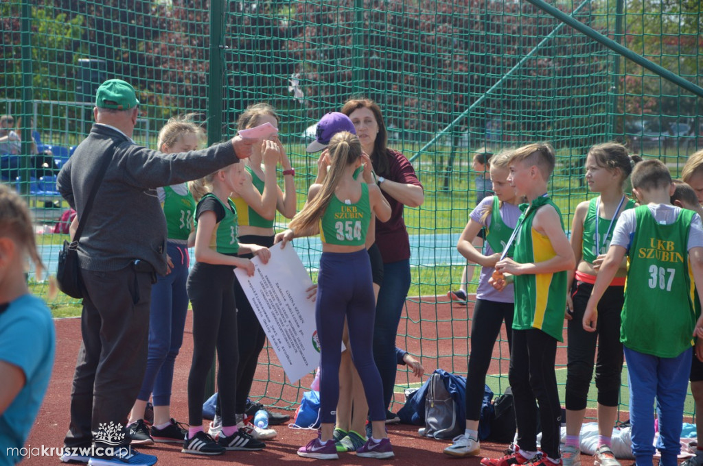 Otwarte Mistrzostwa Kruszwicy dzieci w lekkiej atletyce.