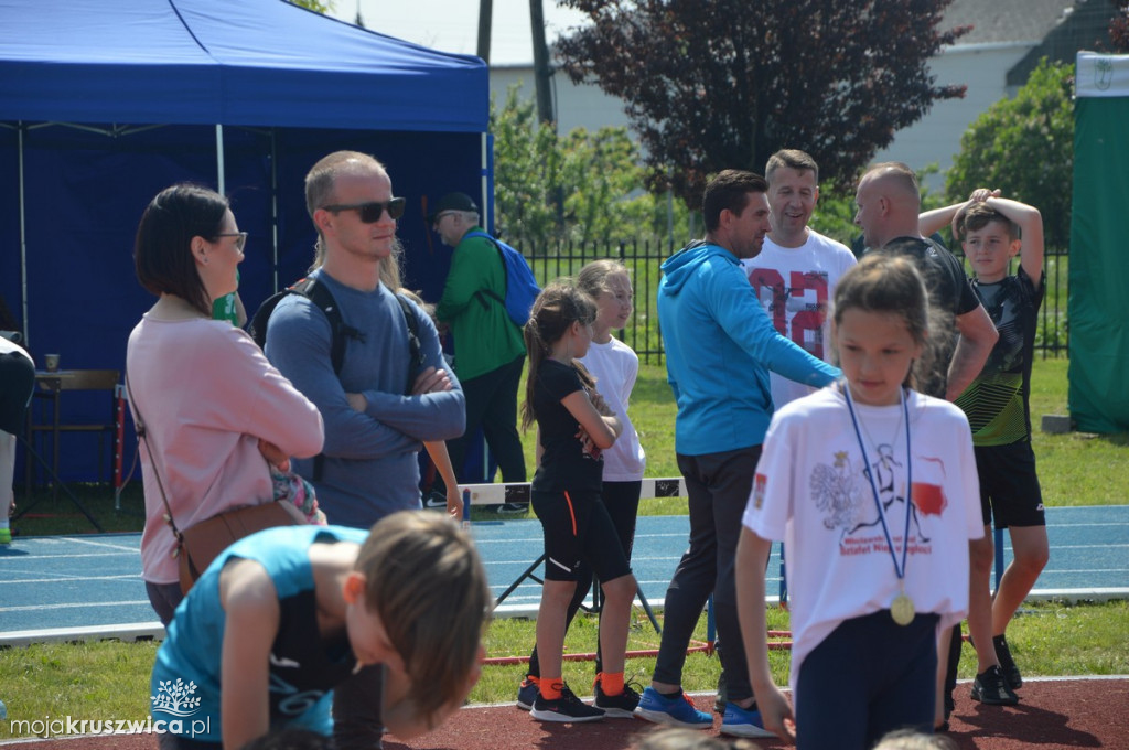 Otwarte Mistrzostwa Kruszwicy dzieci w lekkiej atletyce.