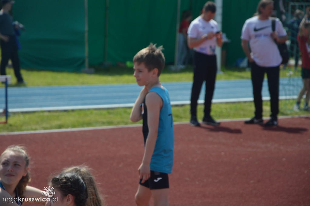 Otwarte Mistrzostwa Kruszwicy dzieci w lekkiej atletyce.
