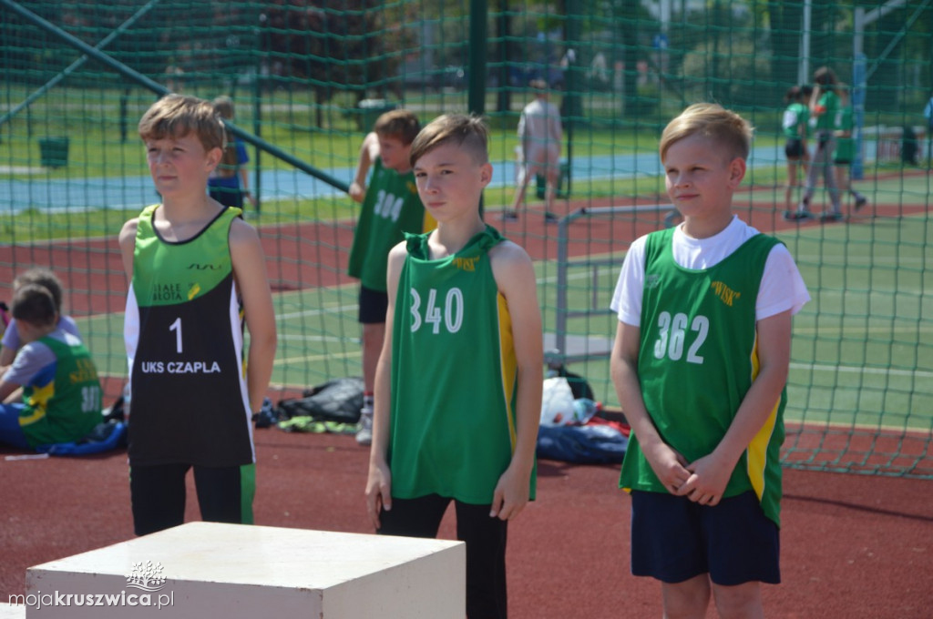 Otwarte Mistrzostwa Kruszwicy dzieci w lekkiej atletyce.