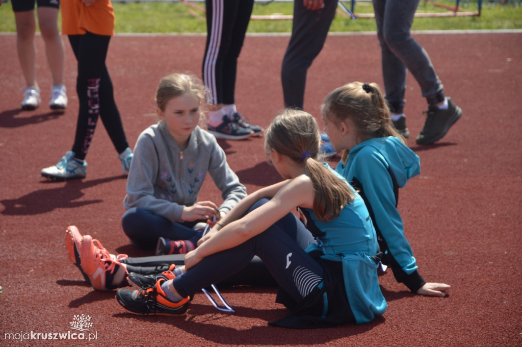 Otwarte Mistrzostwa Kruszwicy dzieci w lekkiej atletyce.