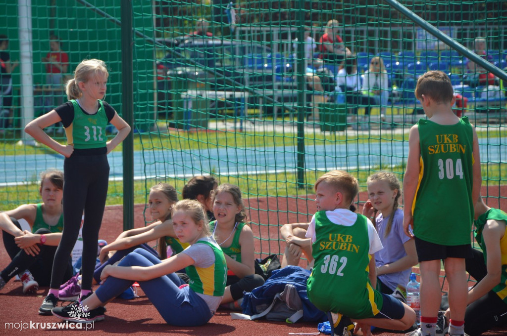 Otwarte Mistrzostwa Kruszwicy dzieci w lekkiej atletyce.