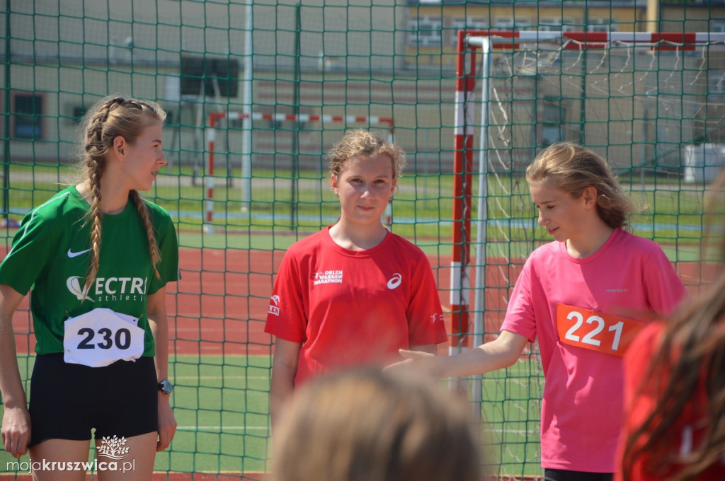 Otwarte Mistrzostwa Kruszwicy dzieci w lekkiej atletyce.