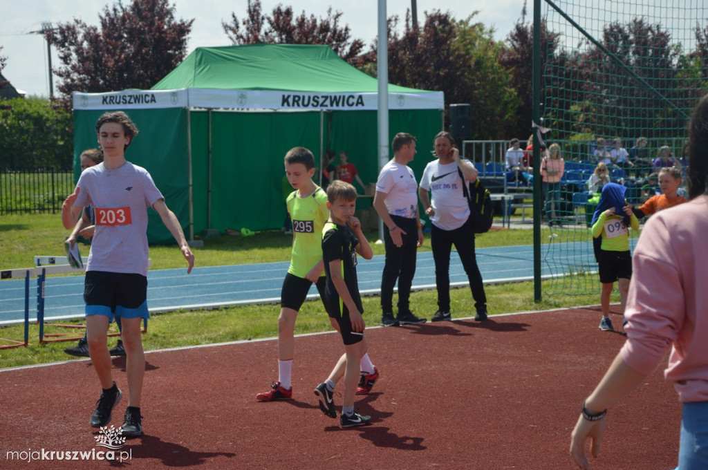 Otwarte Mistrzostwa Kruszwicy dzieci w lekkiej atletyce.