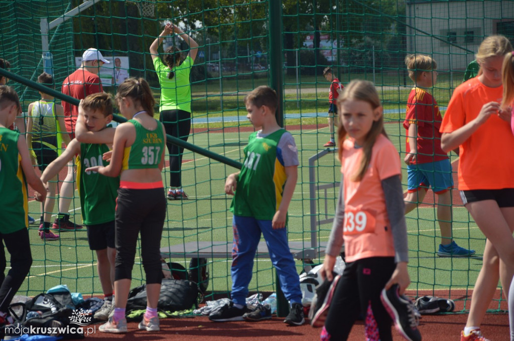 Otwarte Mistrzostwa Kruszwicy dzieci w lekkiej atletyce.