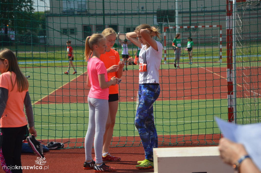 Otwarte Mistrzostwa Kruszwicy dzieci w lekkiej atletyce.