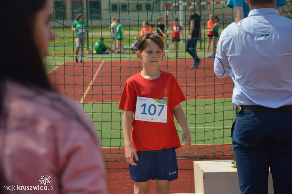 Otwarte Mistrzostwa Kruszwicy dzieci w lekkiej atletyce.