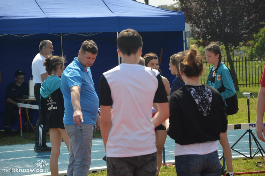 Otwarte Mistrzostwa Kruszwicy dzieci w lekkiej atletyce.