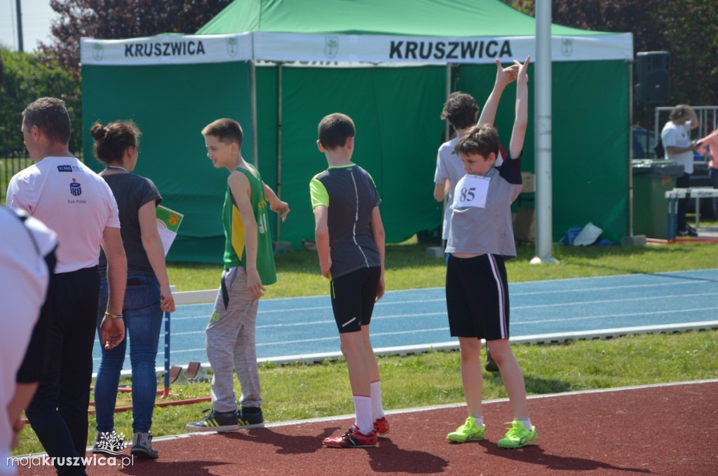 Otwarte Mistrzostwa Kruszwicy dzieci w lekkiej atletyce.