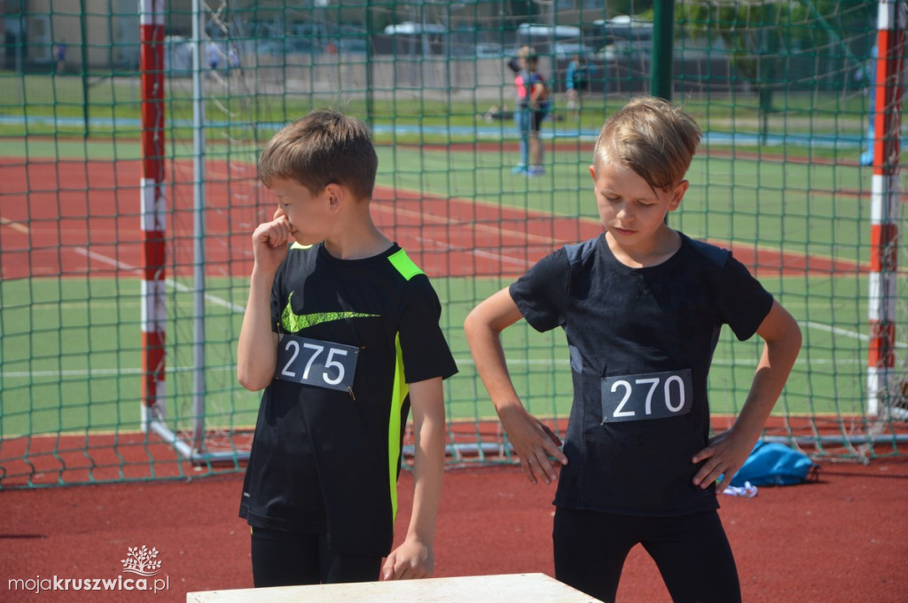 Otwarte Mistrzostwa Kruszwicy dzieci w lekkiej atletyce.