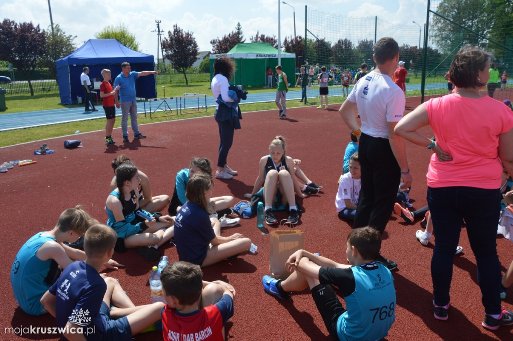 Otwarte Mistrzostwa Kruszwicy dzieci w lekkiej atletyce.