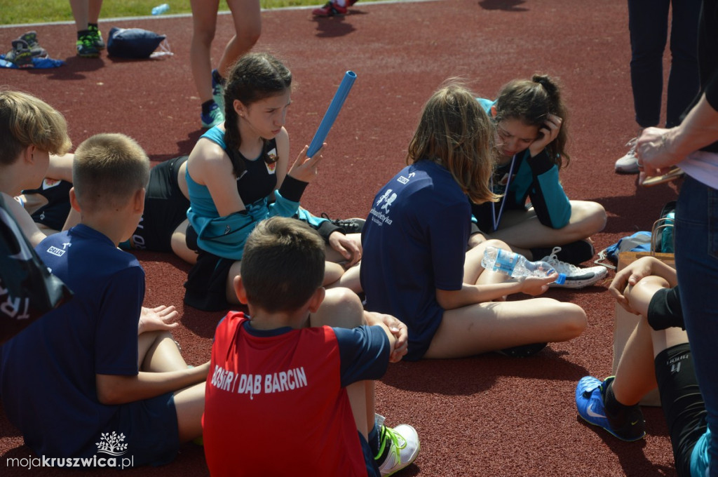 Otwarte Mistrzostwa Kruszwicy dzieci w lekkiej atletyce.