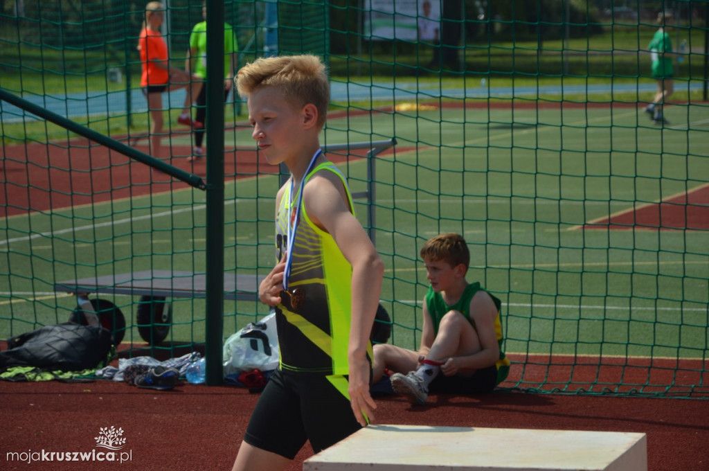 Otwarte Mistrzostwa Kruszwicy dzieci w lekkiej atletyce.