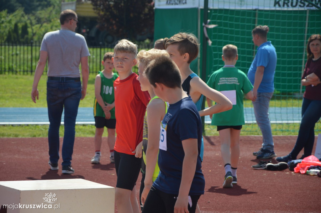 Otwarte Mistrzostwa Kruszwicy dzieci w lekkiej atletyce.