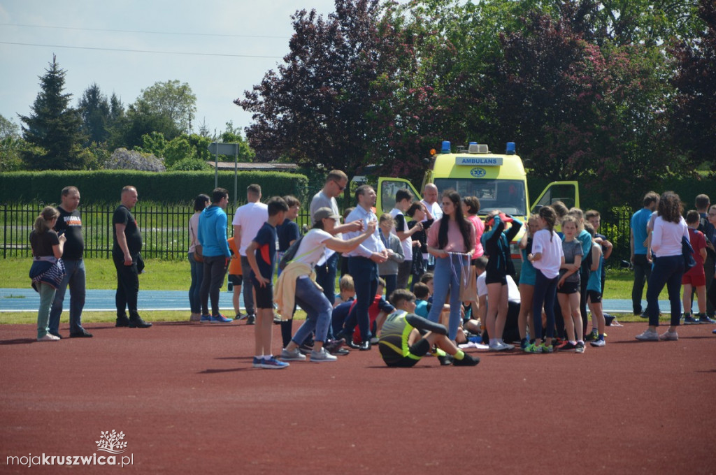 Otwarte Mistrzostwa Kruszwicy dzieci w lekkiej atletyce.