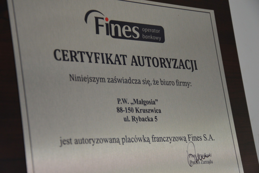 Fines w Kruszwicy zaprasza