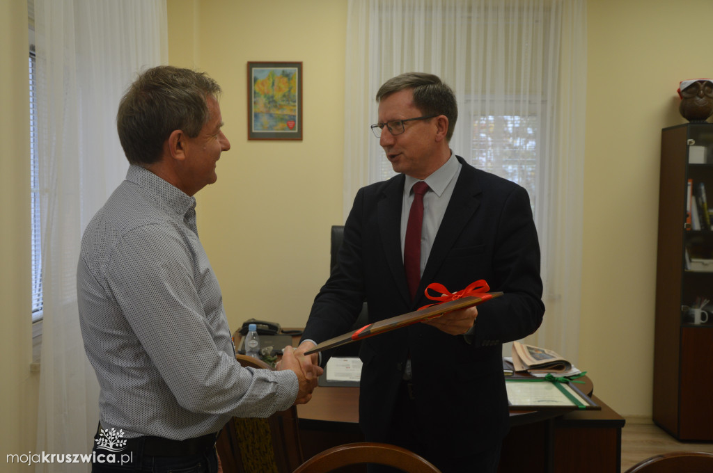 Sportowcy u Burmistrza Kruszwicy