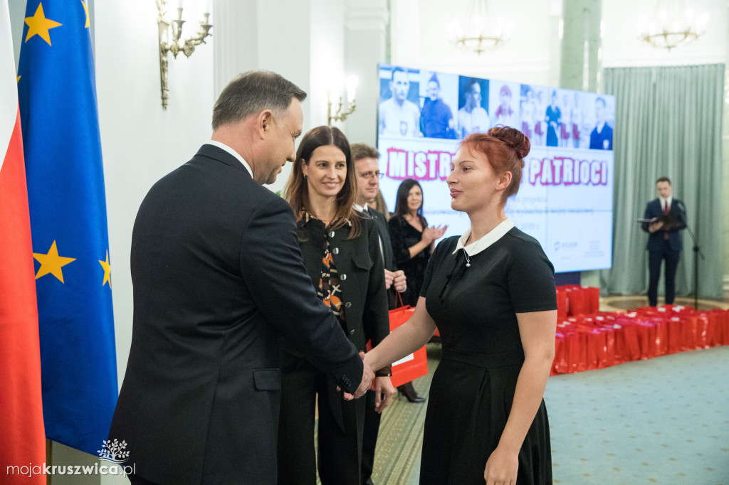Patrycja Czerwińska z nagrodą Prezydenta RP