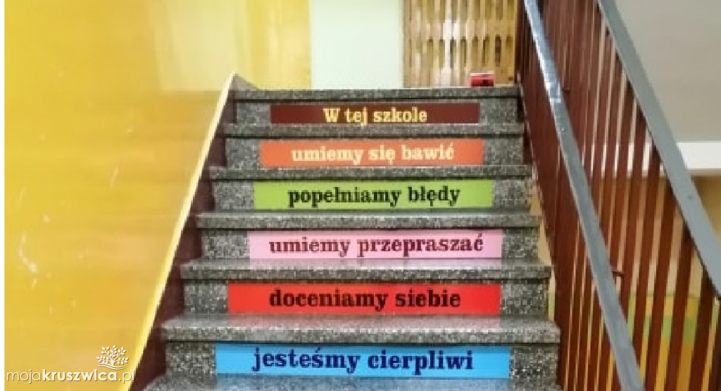 Naklejki edukacyjne w SP nr 1