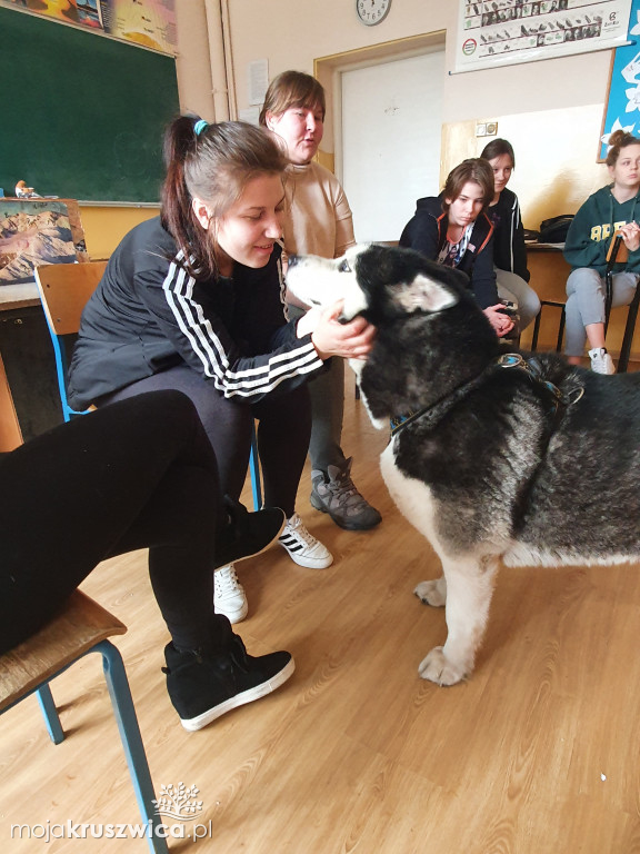 Pies Ares gościem w MOW