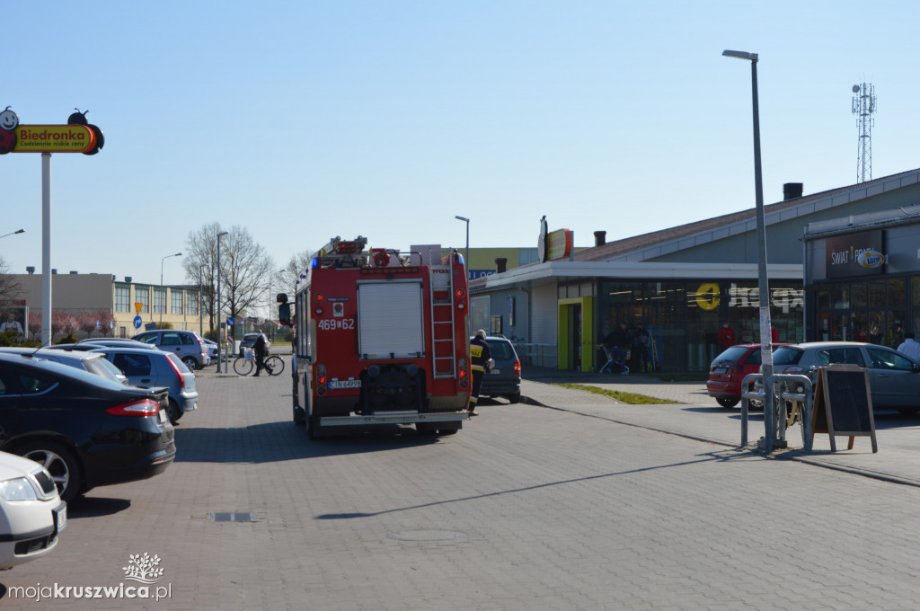 Zadymienie auta na Kościuszki