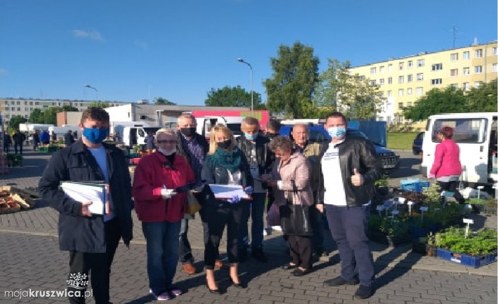Zbierali podpisy pod kandydaturą Rafała Trzaskowskiego