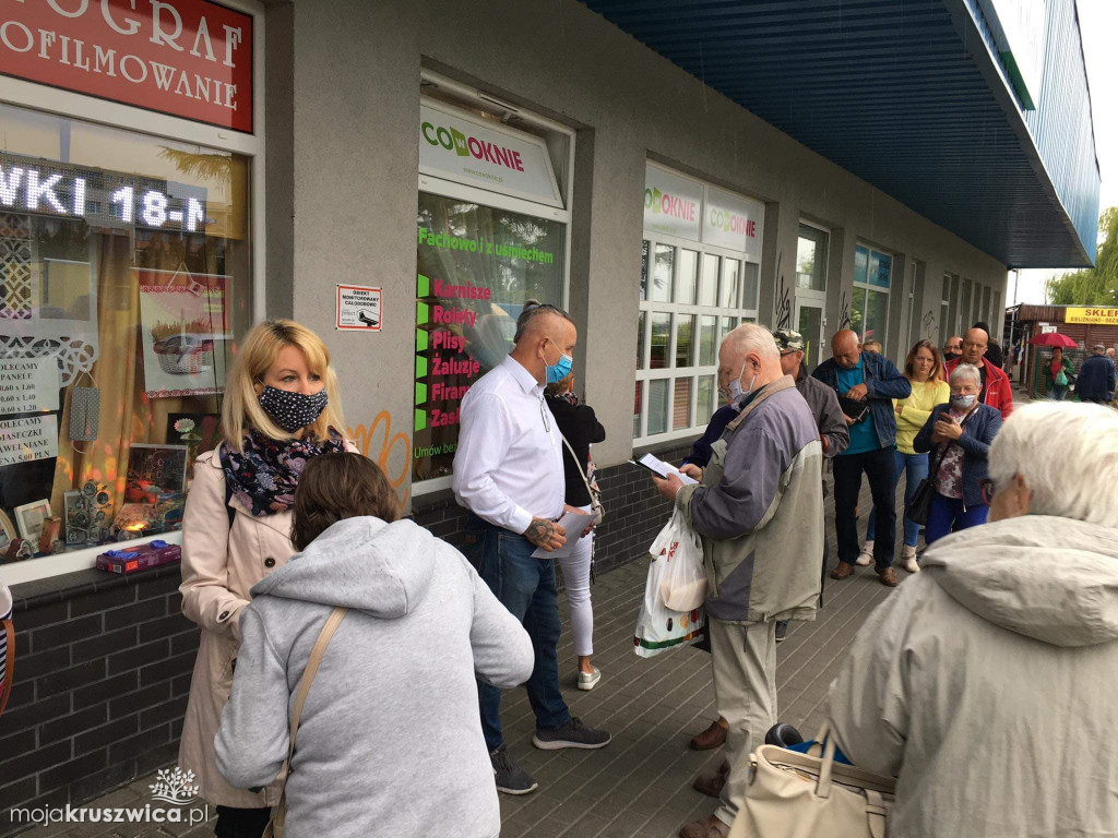 Zbierali podpisy w regionie