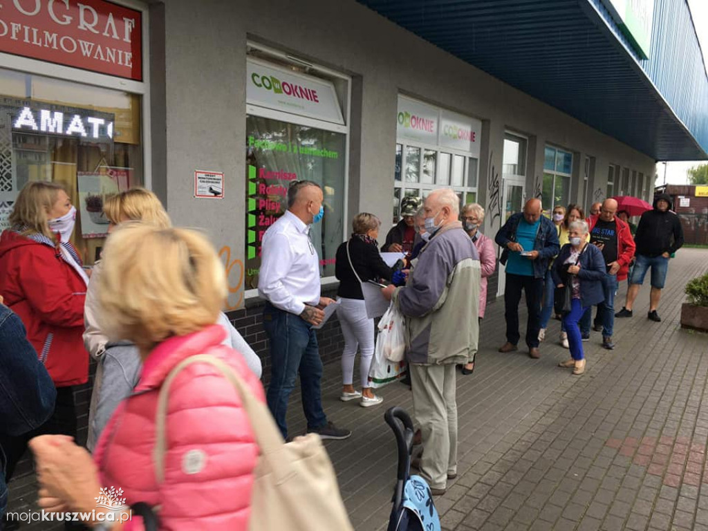 Zbierali podpisy w regionie