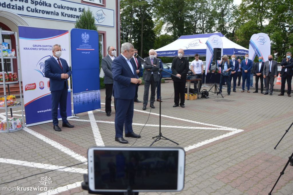Ardanowski z wizytą w Cukrowni Kruszwica