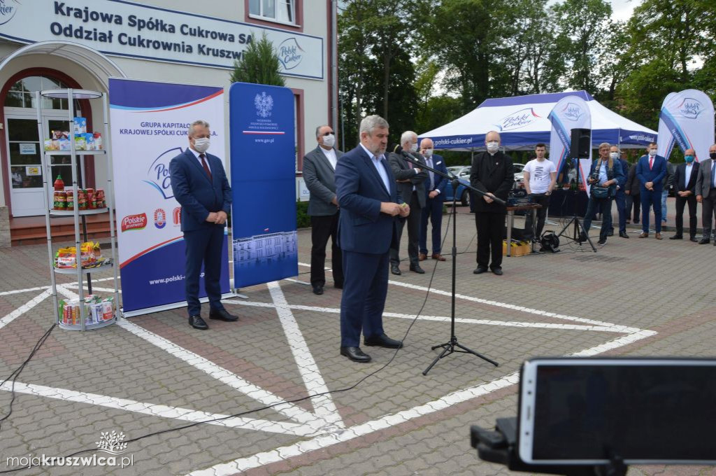 Ardanowski z wizytą w Cukrowni Kruszwica