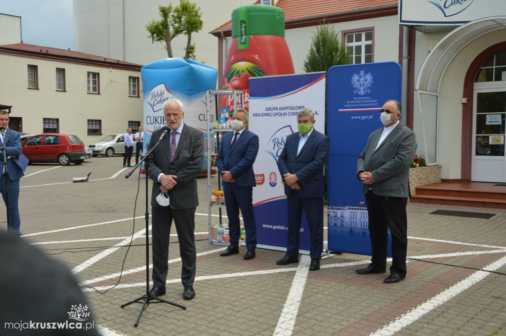 Ardanowski z wizytą w Cukrowni Kruszwica