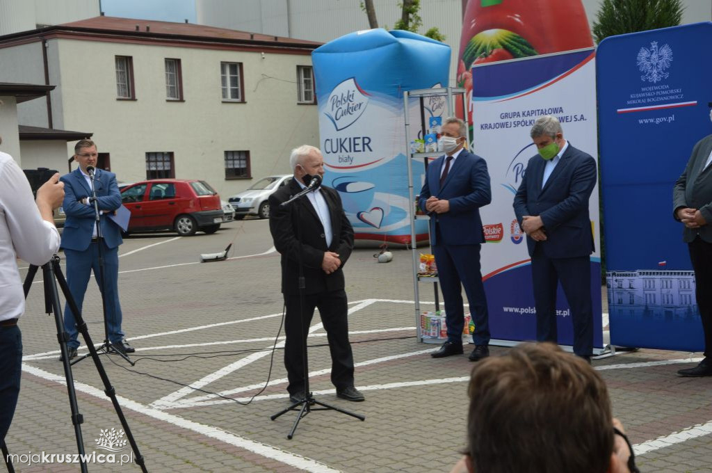 Ardanowski z wizytą w Cukrowni Kruszwica