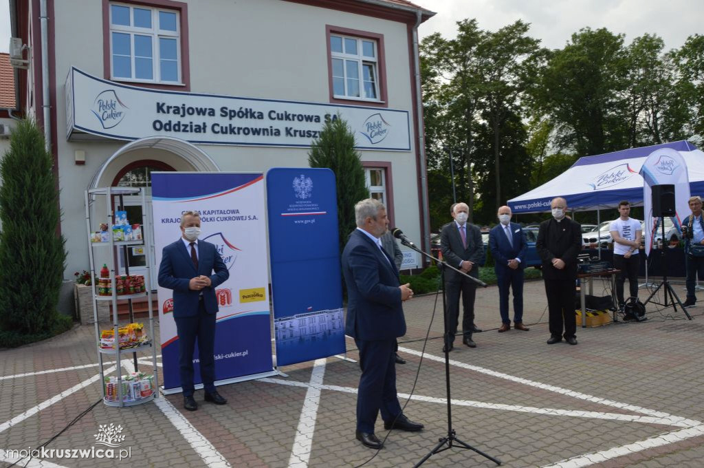 Ardanowski z wizytą w Cukrowni Kruszwica