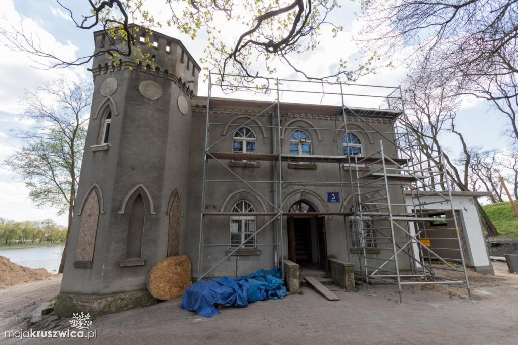 W Pałacyku nad Gopłem trwają prace modernizacyjne [ZDJĘCIA]