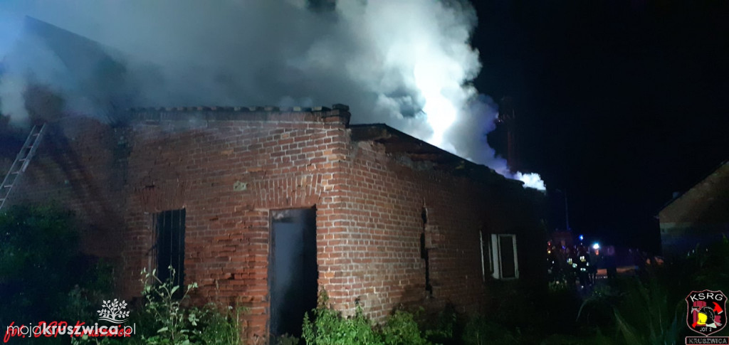  W Skotnikach spalił się dom. W akcji wzięły udział jednostki z Kruszwicy, Inowrocławia i Dobrego