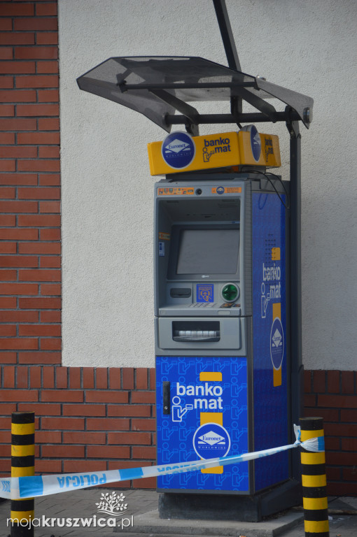 Spłonął bankomat przy Zamkowej