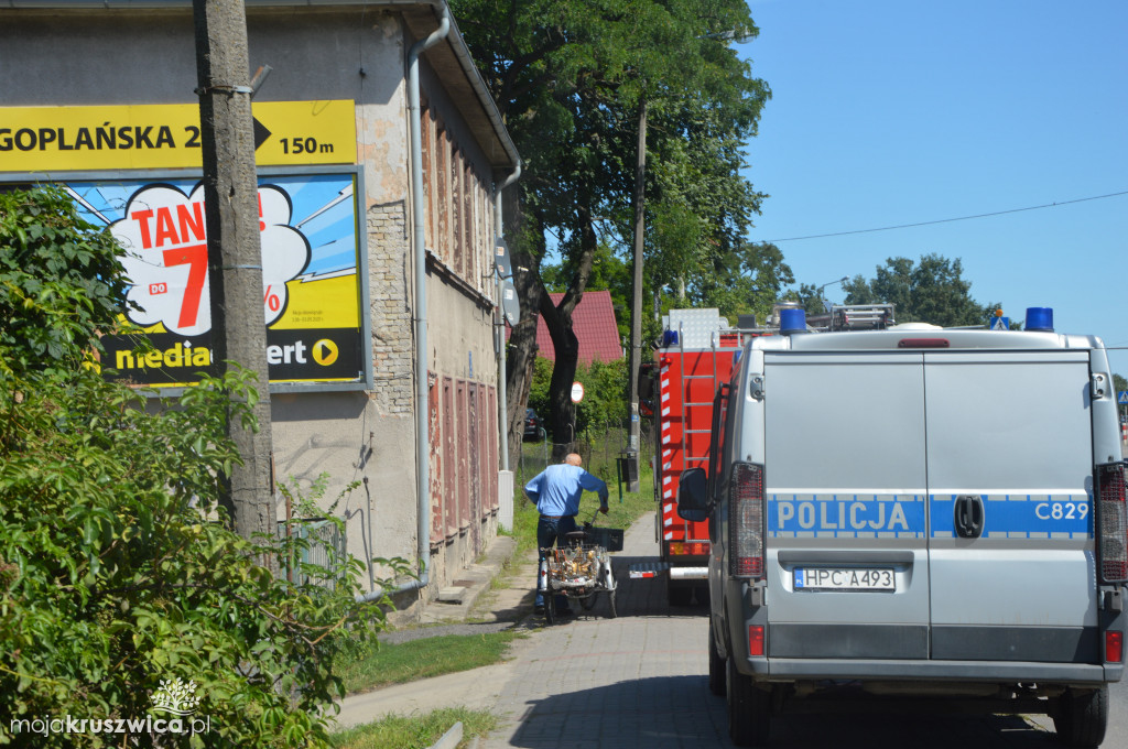 Pożar w mieszkaniu przy Kościuszki