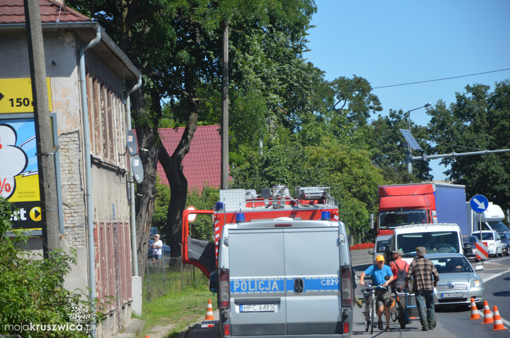 Pożar w mieszkaniu przy Kościuszki
