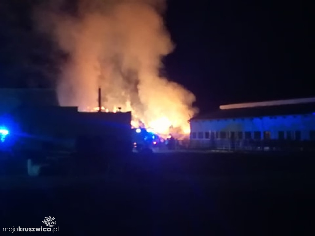 Okolice Giżewa: Ogromny pożar. Zagrożone mogą być budynki gospodarcze? [FOTO]
