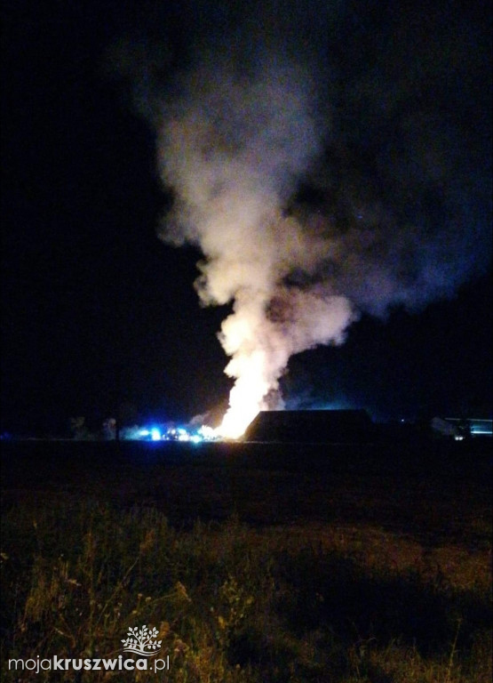 Okolice Giżewa: Ogromny pożar. Zagrożone mogą być budynki gospodarcze? [FOTO]