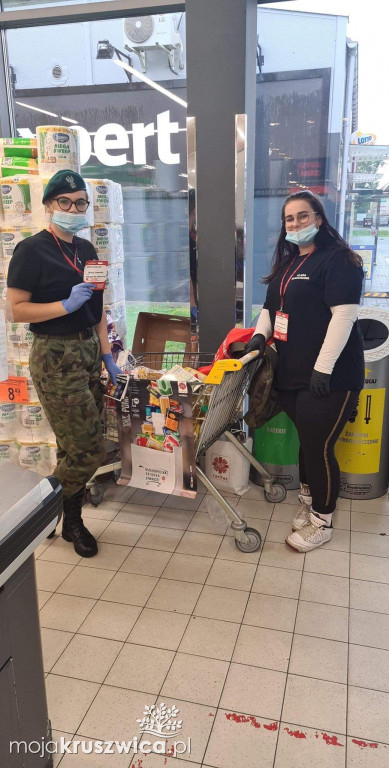 Uczniowie Zespołu Szkół w Kruszwicy wzięli udział w ogólnopolskiej zbiórce