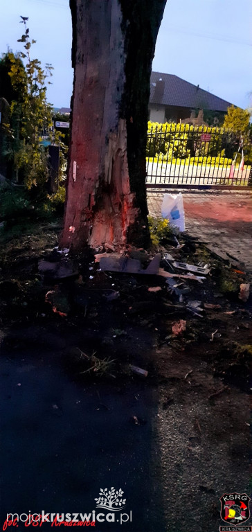 Bródzki: Samochód ciężarowy uderzył w drzewo. Zdjęcia, które dają do myślenia [FOTO]