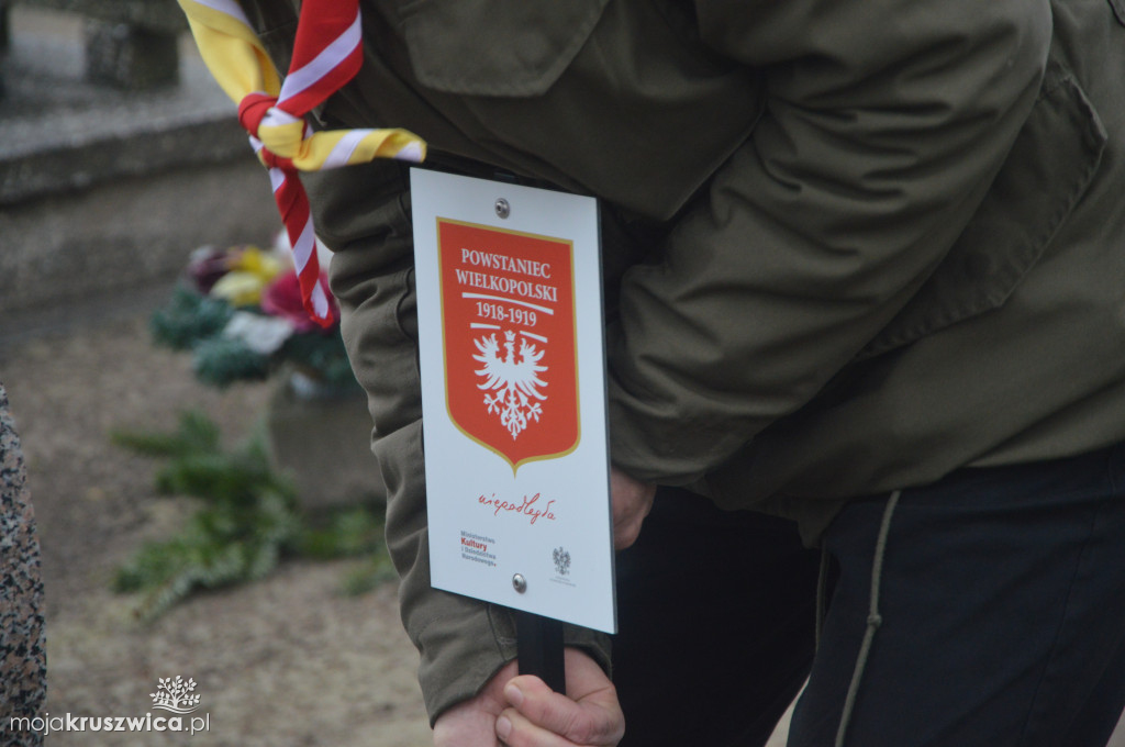 Znakowanie grobu Powstańca Wielkopolskiego Hieronima Jackowskiego
