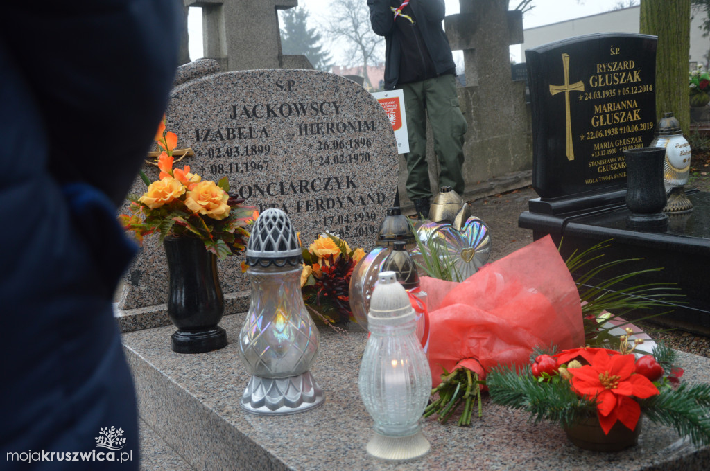 Znakowanie grobu Powstańca Wielkopolskiego Hieronima Jackowskiego