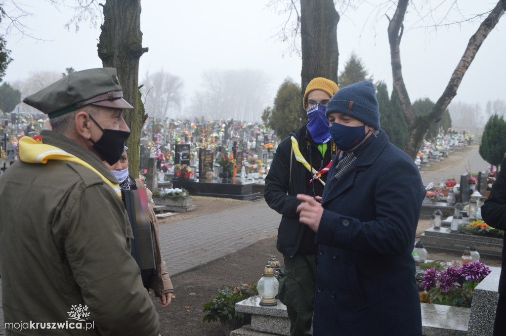 Znakowanie grobu Powstańca Wielkopolskiego Hieronima Jackowskiego